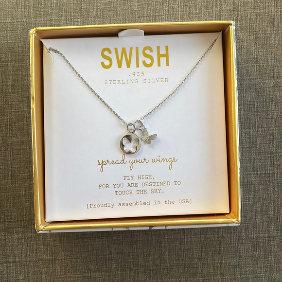 Swish Spread Your Wings Butterfly Necklace - Picture 3 of 7